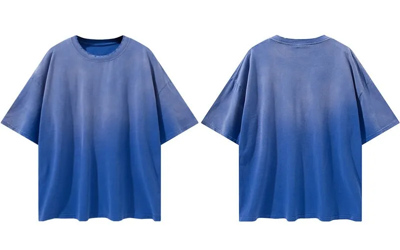 "Tie and dye" T-shirt Oversize Streetwear Noir - URB1™