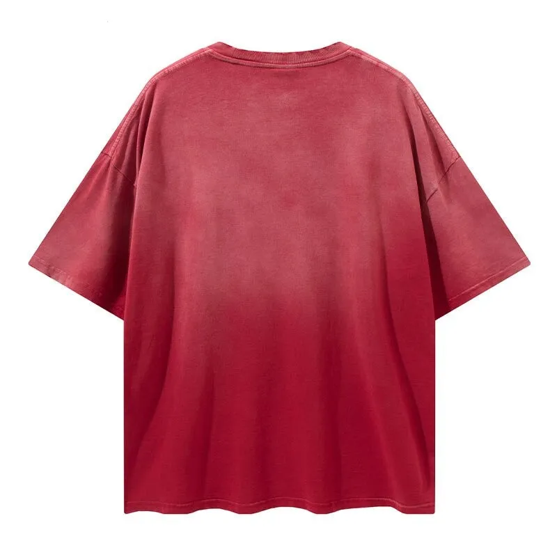 "Tie and dye" T-shirt Oversize Streetwear Noir - URB1™