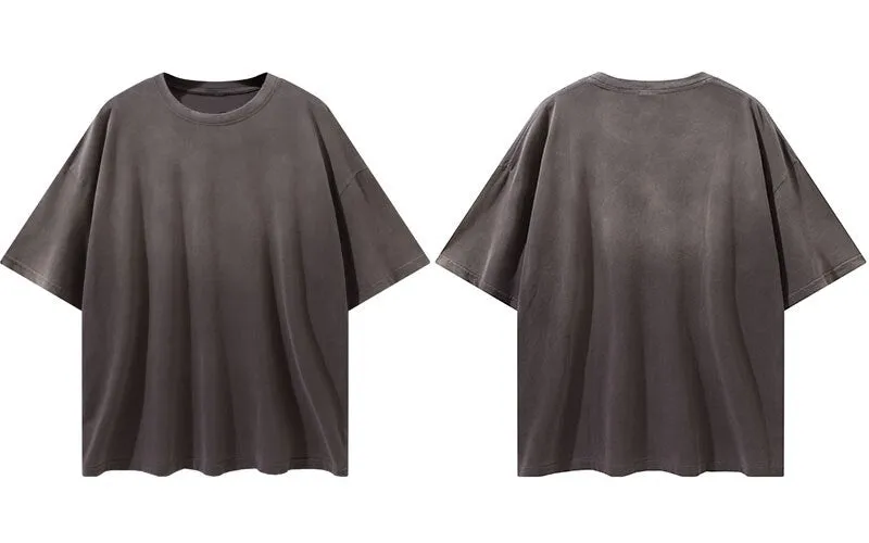 "Tie and dye" T-shirt Oversize Streetwear Noir - URB1™