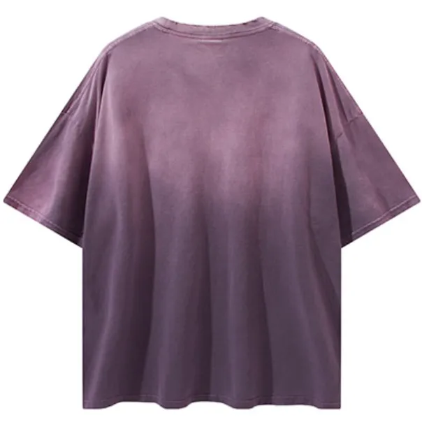 "Tie and dye" T-shirt Oversize Streetwear Noir - URB1™