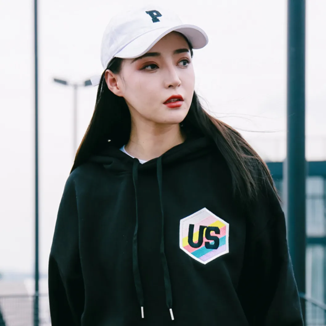 "US" Sweat-shirt Hoodie à capuche Blanc - URB1™