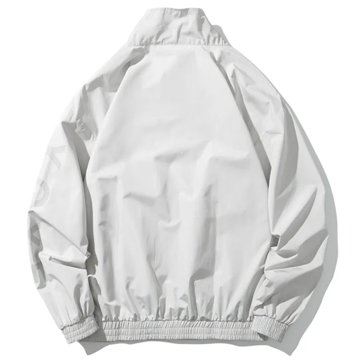 "X.G.X.F" Veste Coupe Vent Noir Streetwear - URB1™