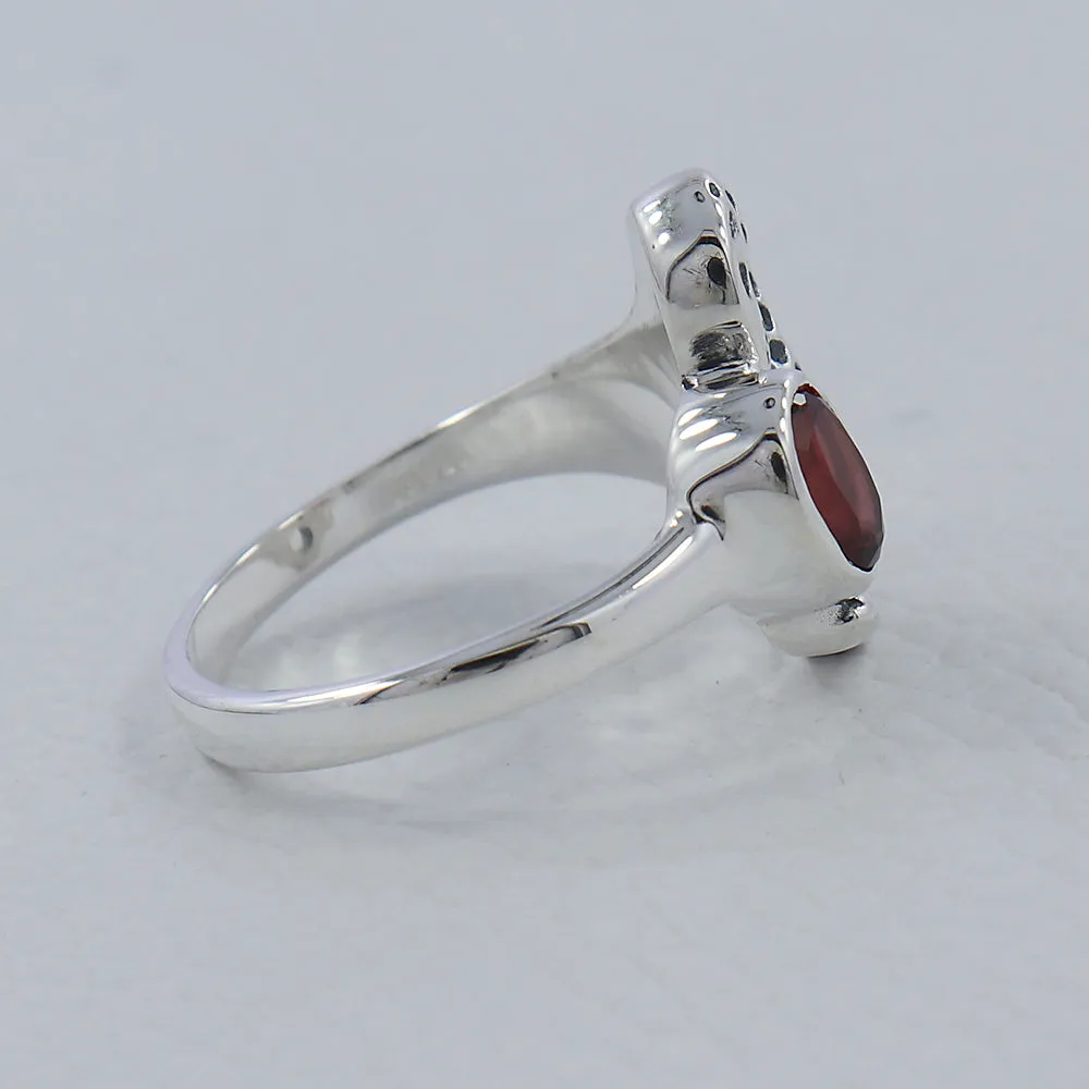 Rainbow Moonstone Sea Horse Designer Ring