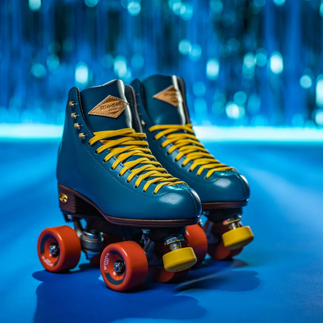 Riedell Crew Roller Skates - Ocean Blue