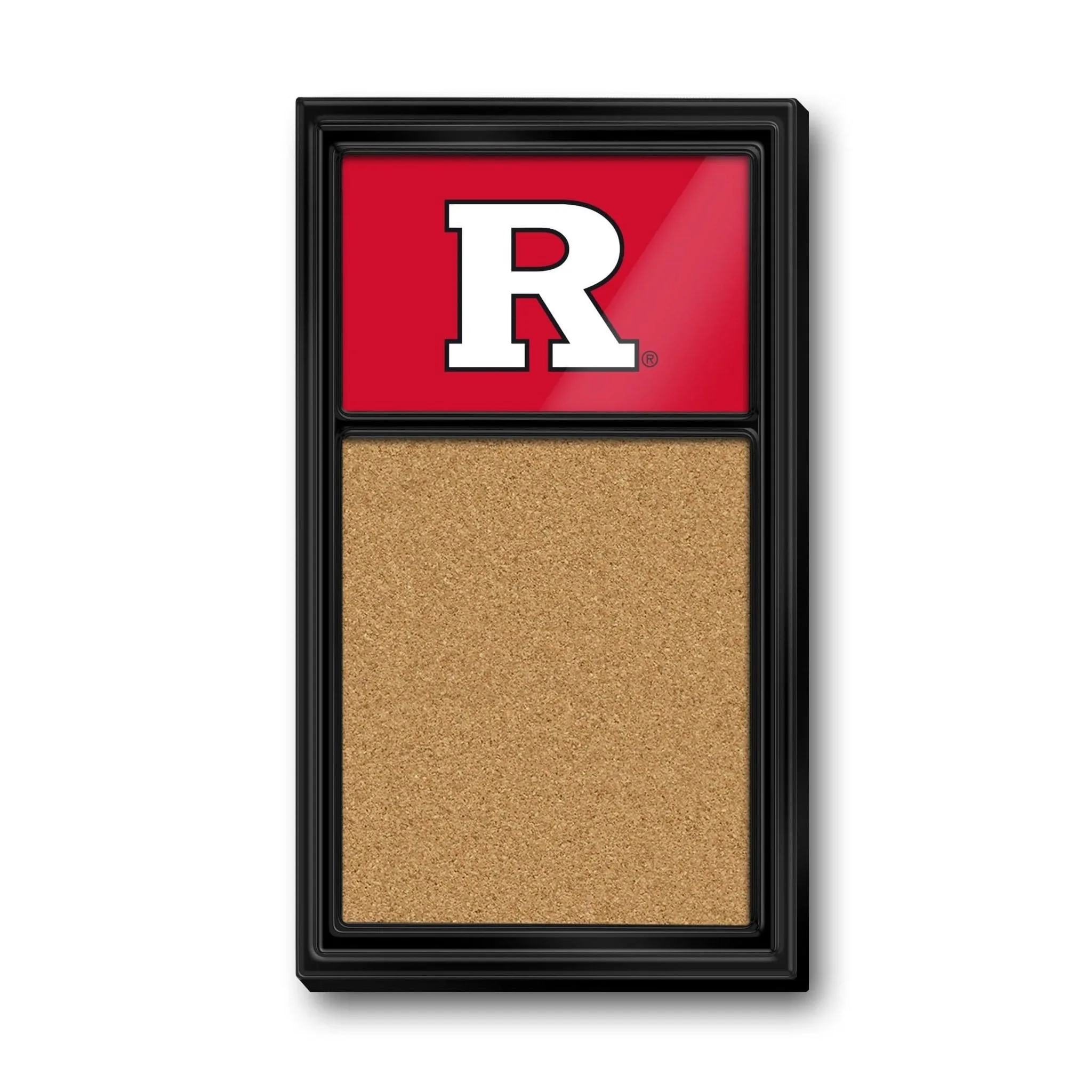 Rutgers Scarlet Knights: Cork Note Board