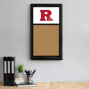 Rutgers Scarlet Knights: Cork Note Board