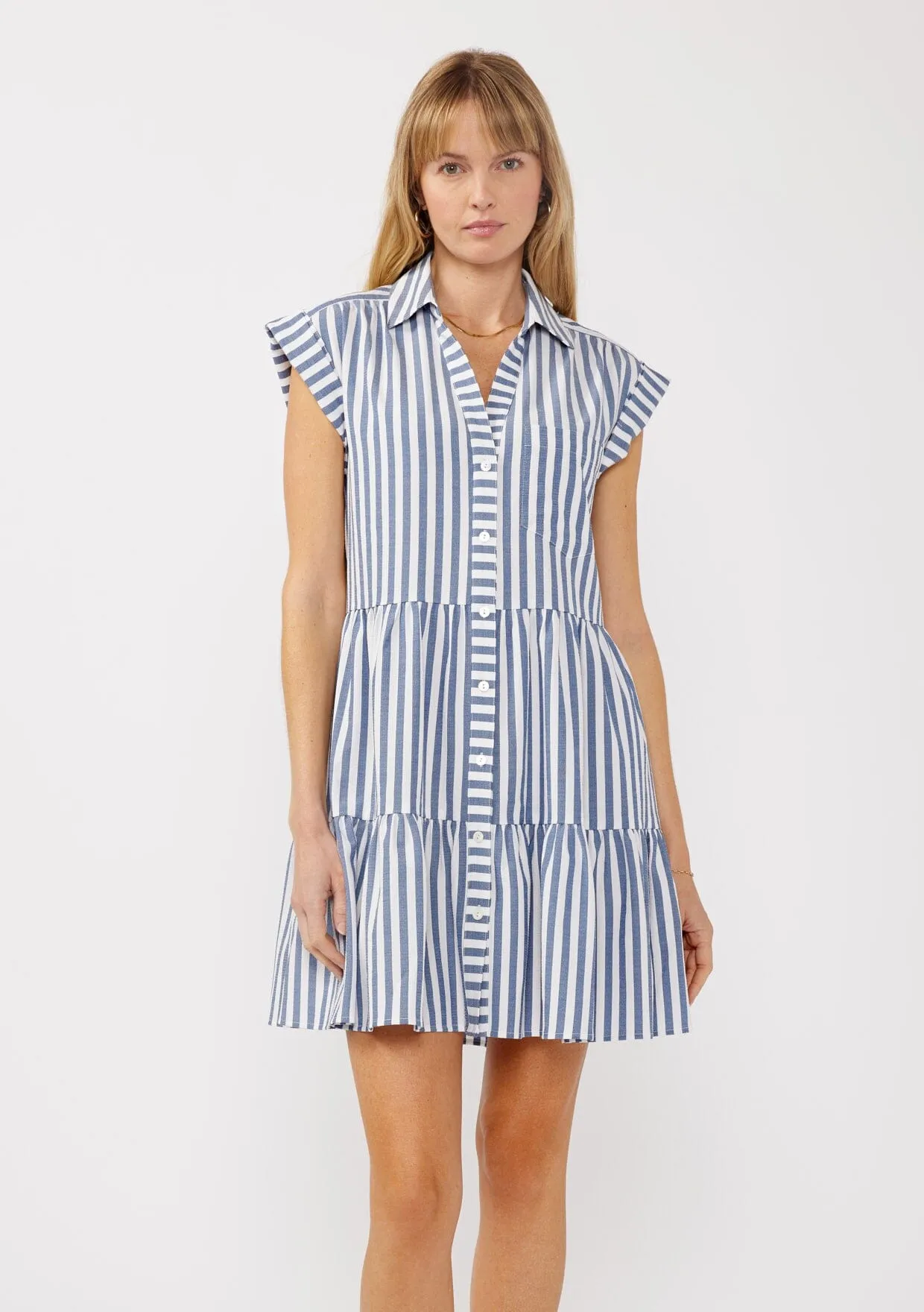 Sail Away Striped Mini Dress