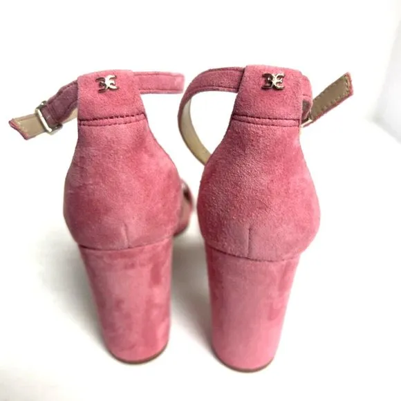 Sam Edelman Womens Yaro Sandal Rose Suede Size 6.5 M