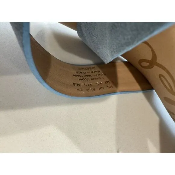 Sam Edelman Josephine Platform Sandal in Sky Blue Size 7.5