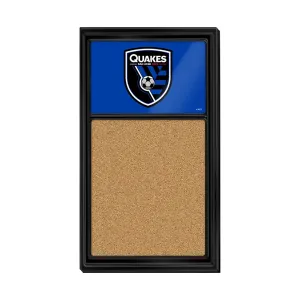 San Jose Earthquakes: Cork Note Board
