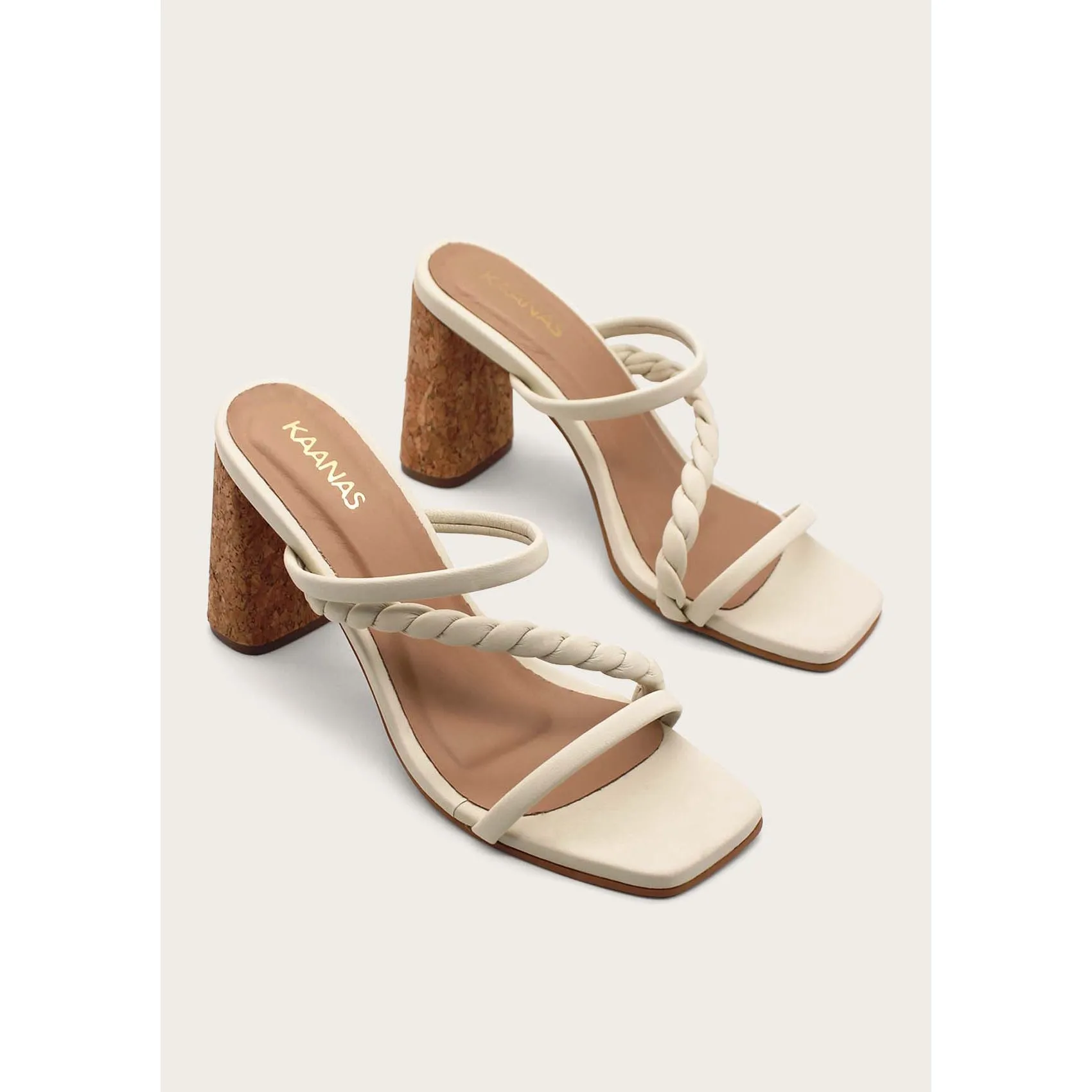 SAVCHI CORK HEEL