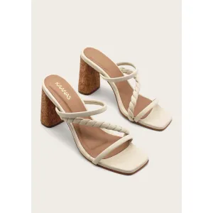 SAVCHI CORK HEEL