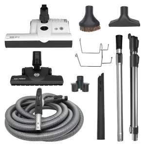 SEBO 30′ PREMIUM CENTRAL VACUUM KIT WITH ET-2 POWER HEAD