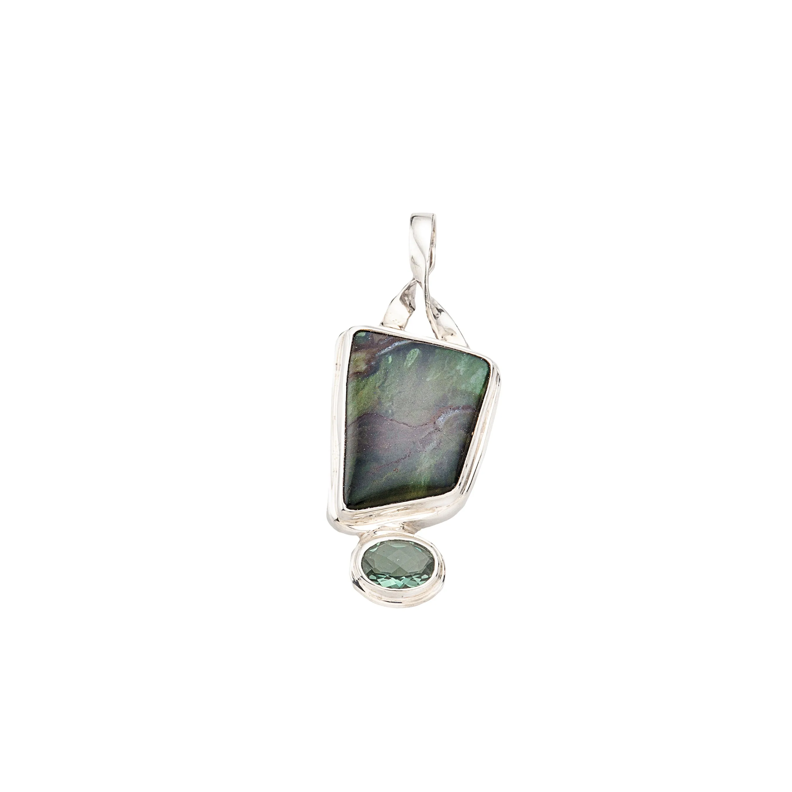 Seraphinite - Quartz Designer Pendant