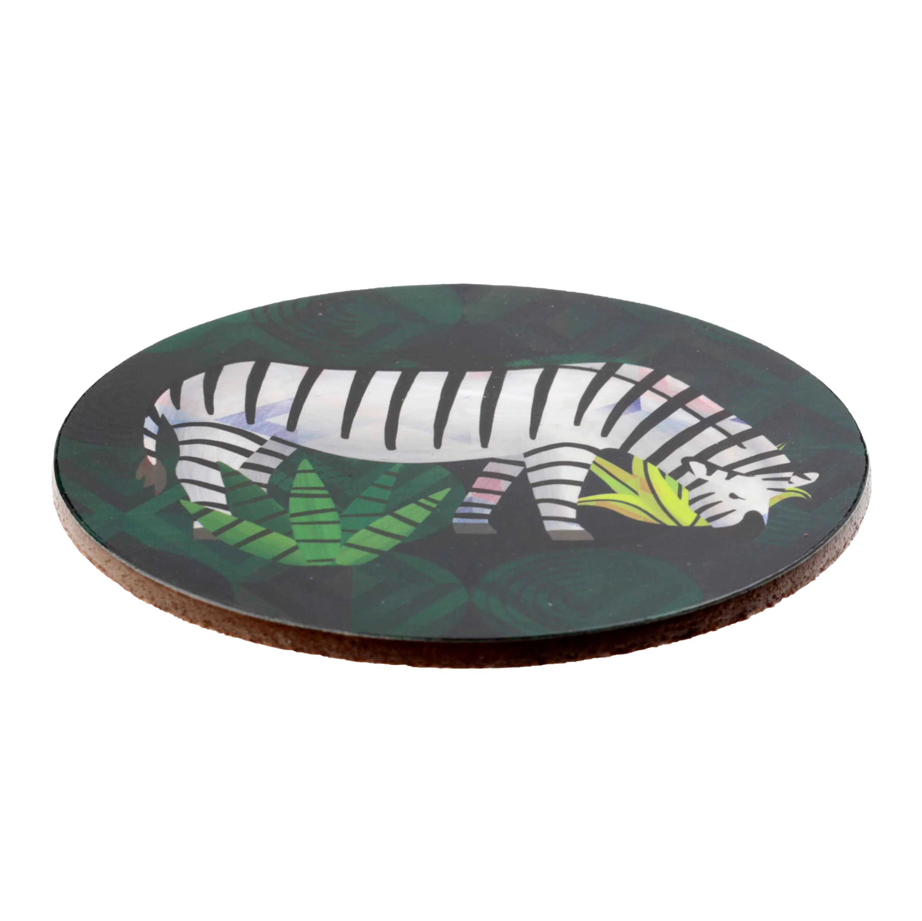 Set of 4 Cork Novelty Coasters - Animal Kingdom