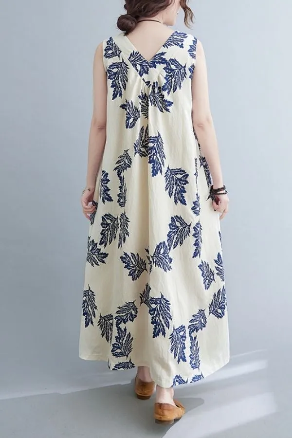 Sleeveless Cozy Maxi Dress