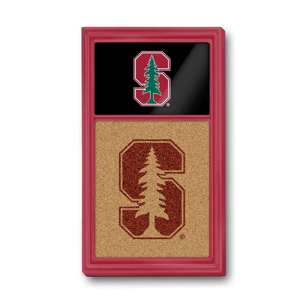 Stanford Cardinal: Dual Logo - Cork Note Board