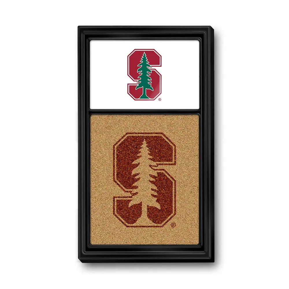 Stanford Cardinal: Dual Logo - Cork Note Board