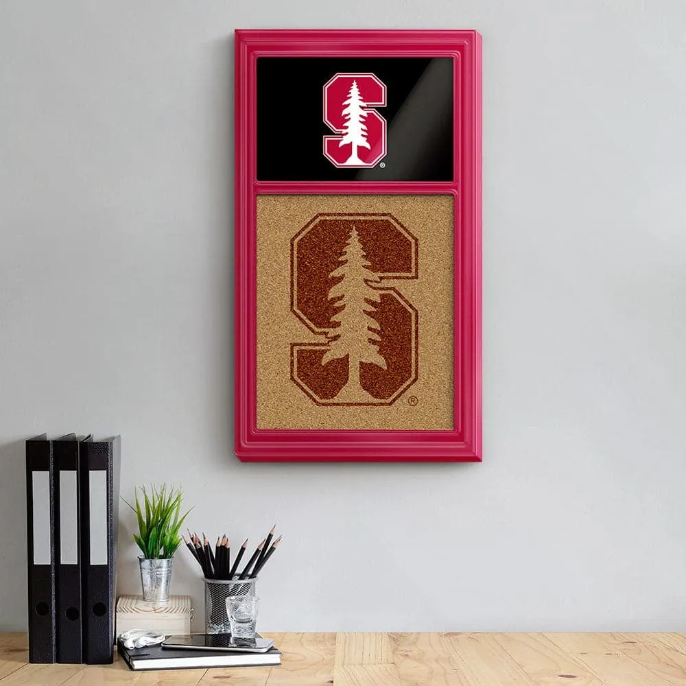 Stanford Cardinal: Dual Logo - Cork Note Board