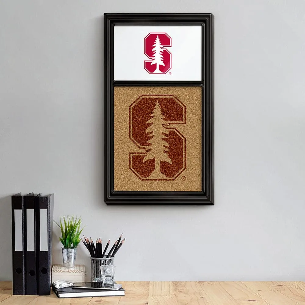 Stanford Cardinal: Dual Logo - Cork Note Board