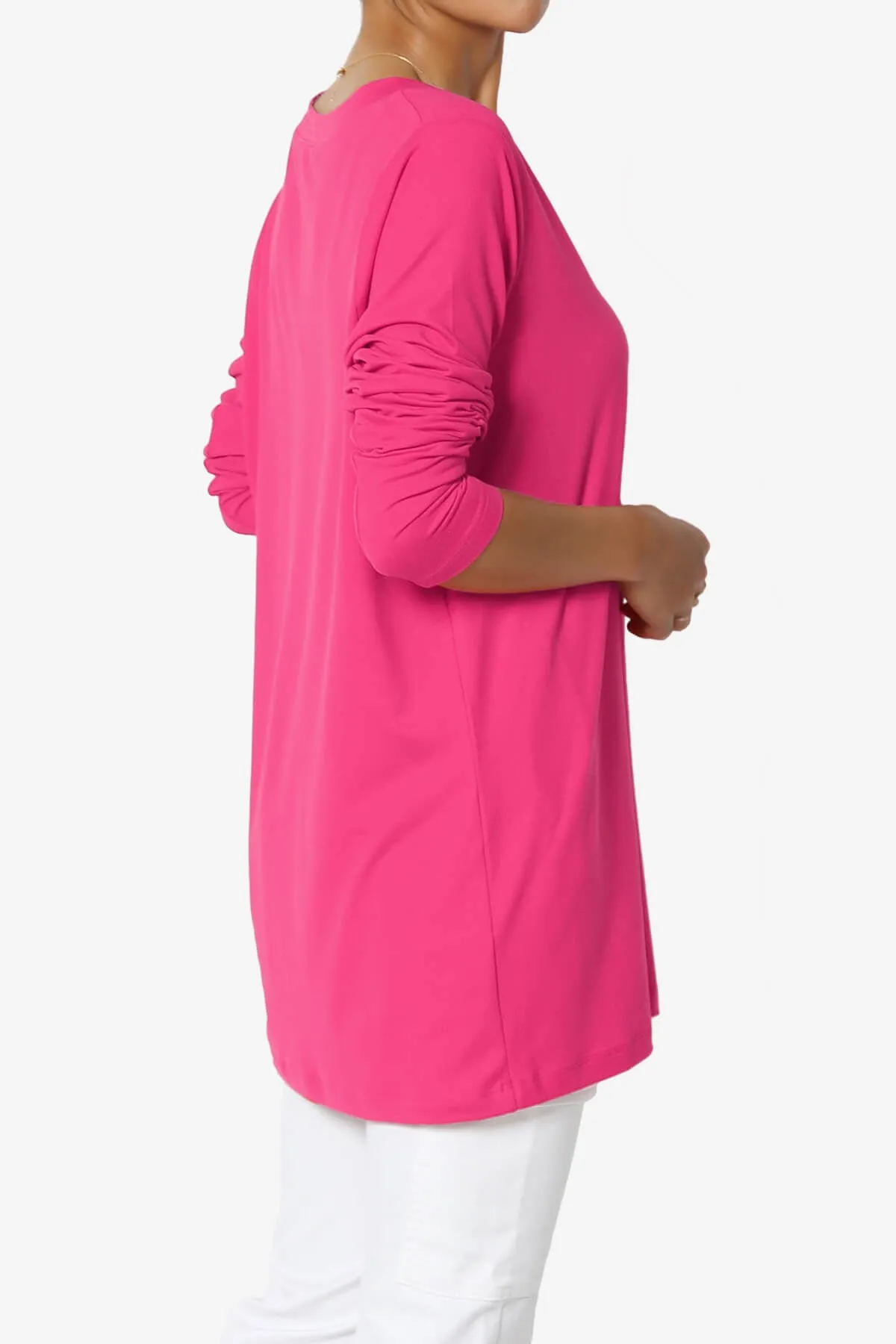 Susan Ultra Soft Chest Pocket Loose Fit T-Shirt PLUS
