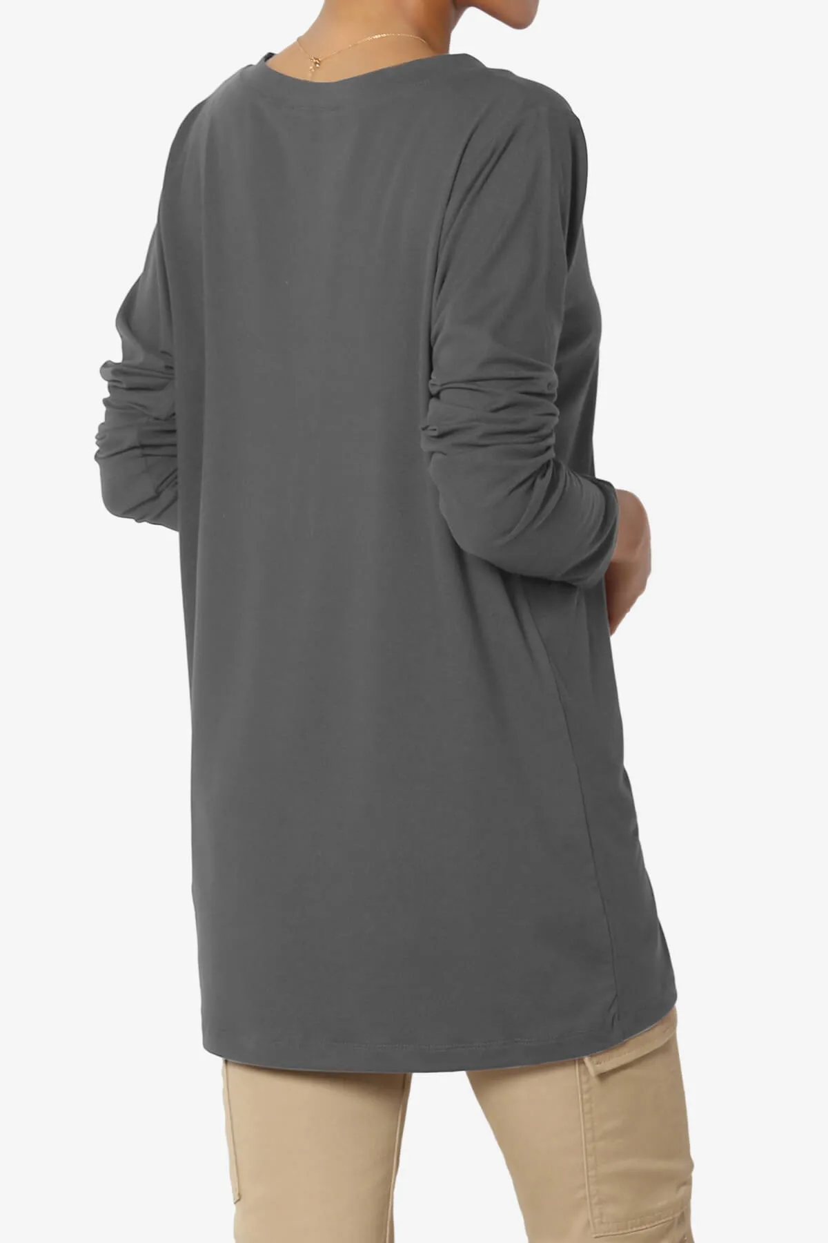 Susan Ultra Soft Chest Pocket Loose Fit T-Shirt PLUS