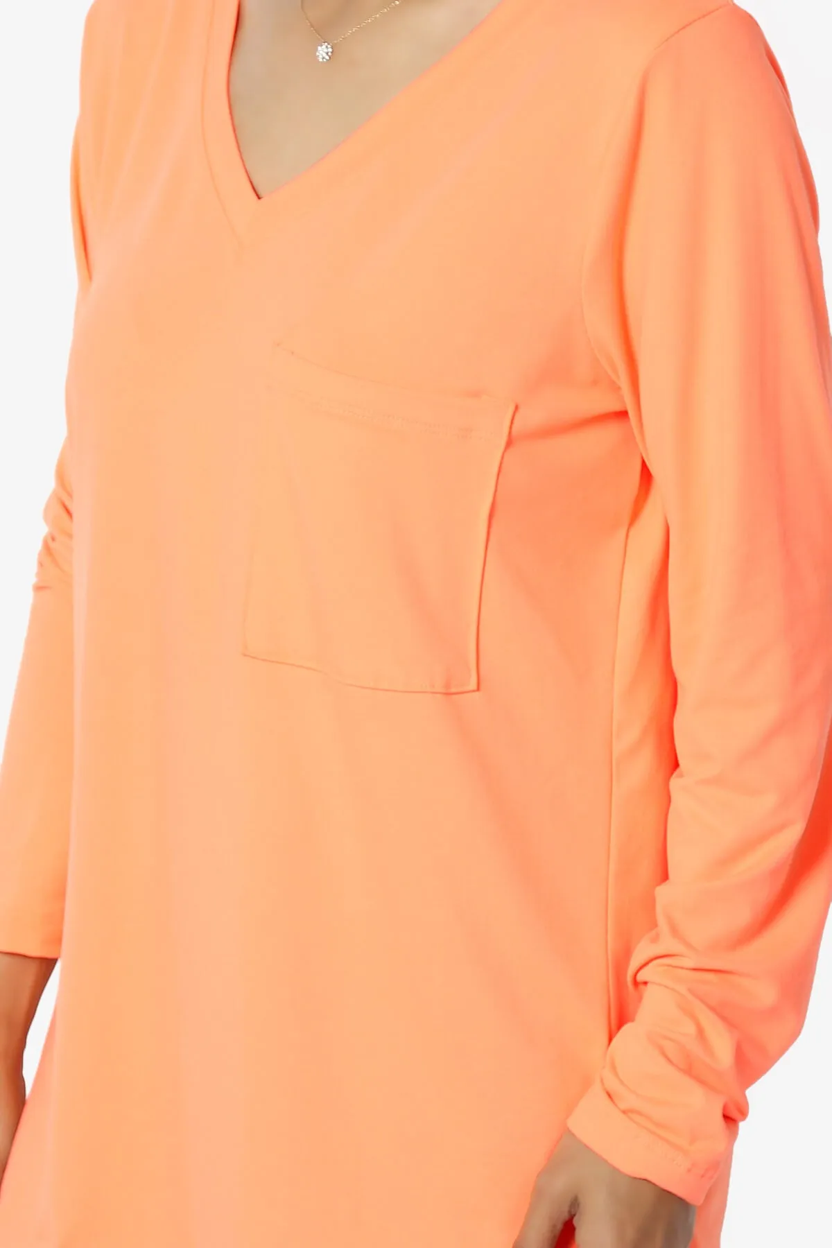 Susan Ultra Soft Chest Pocket Loose Fit T-Shirt PLUS