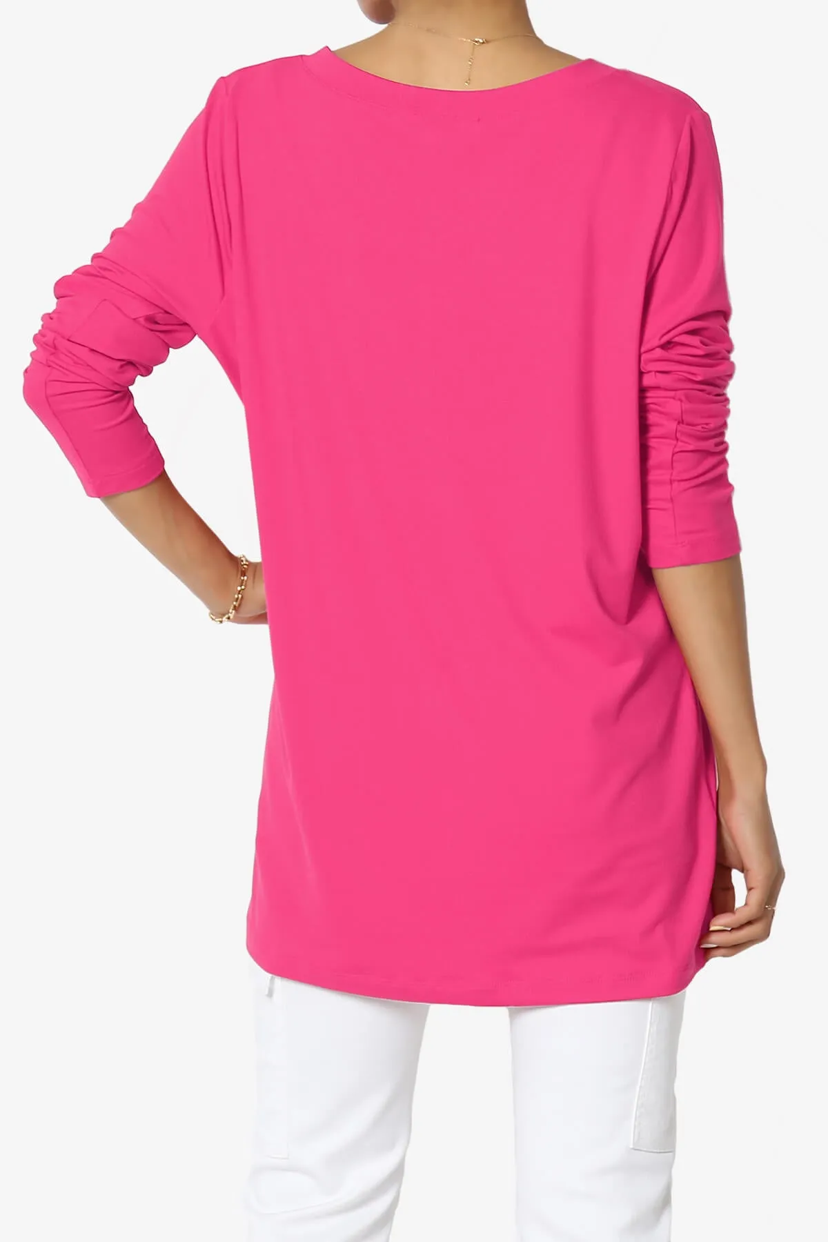 Susan Ultra Soft Chest Pocket Loose Fit T-Shirt PLUS