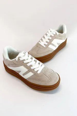 Tan and Sassy Platform Sneakers