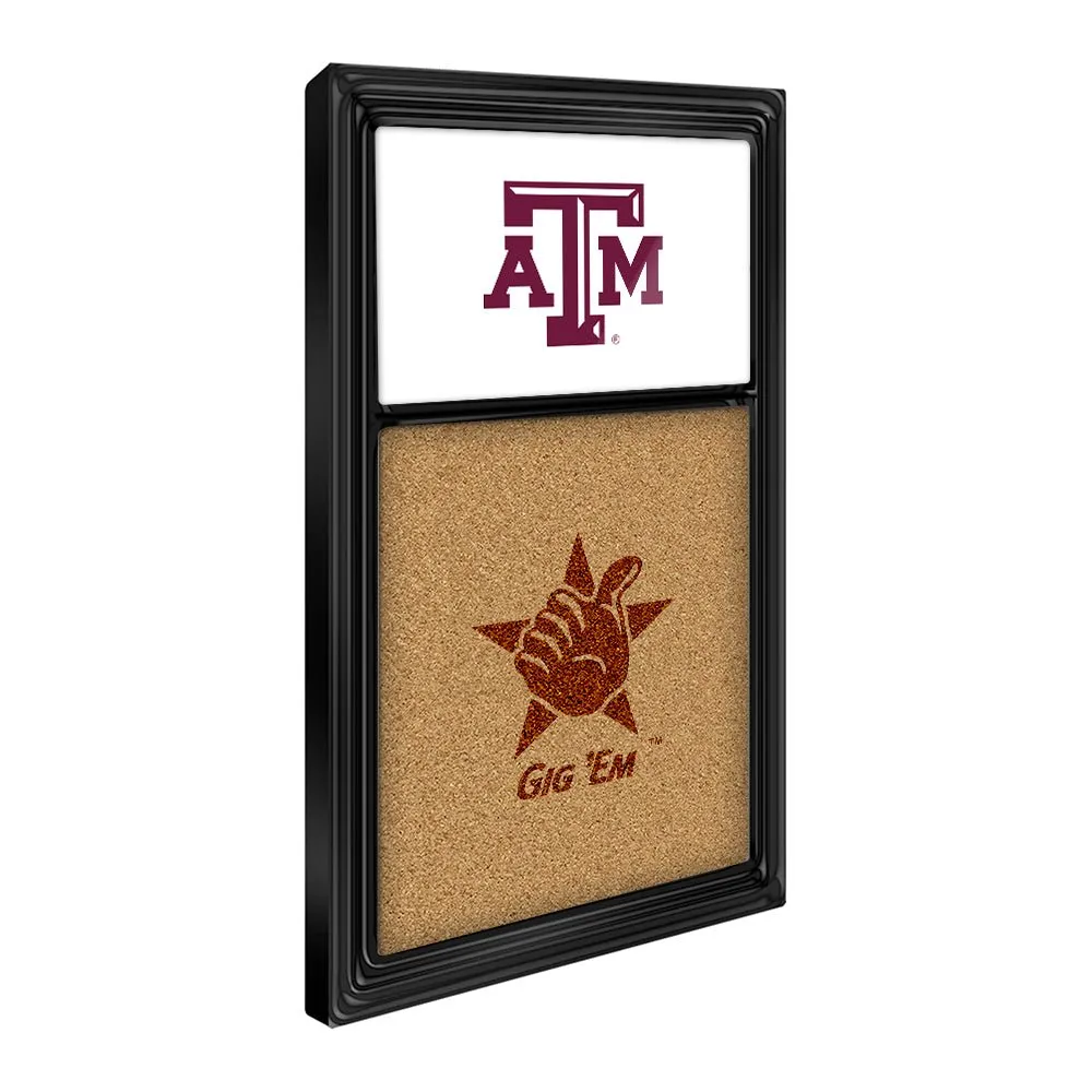 Texas A&M Aggies: Dual Logo - Cork Note Board