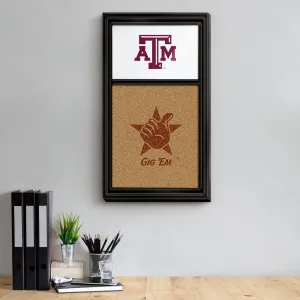 Texas A&M Aggies: Dual Logo - Cork Note Board