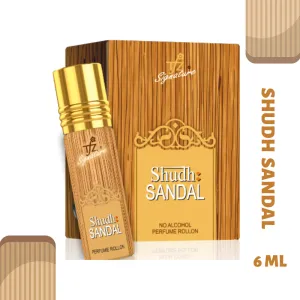 TFZ Attar Shudh Sandal No Alcohol Perfume Roll on 6ml