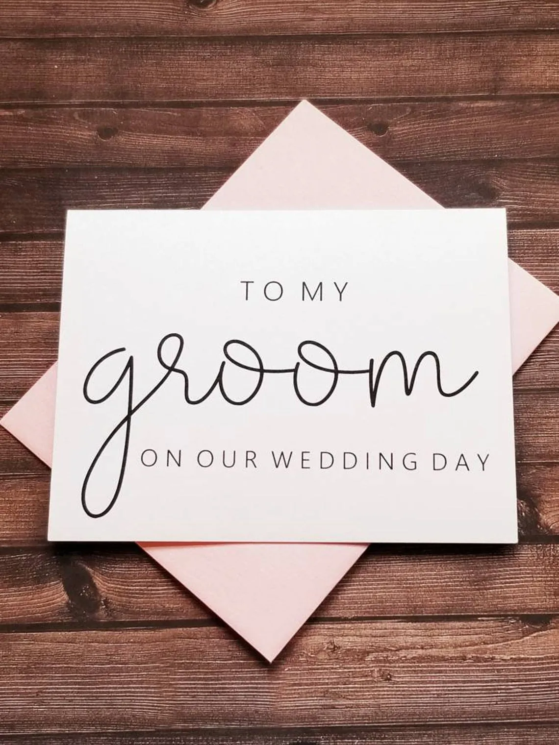 To My Groom