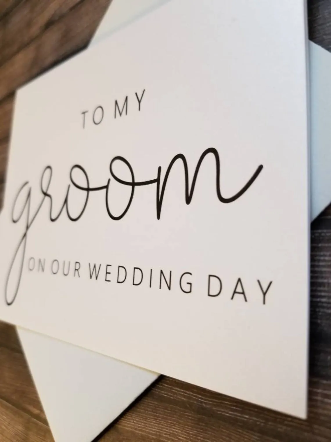 To My Groom