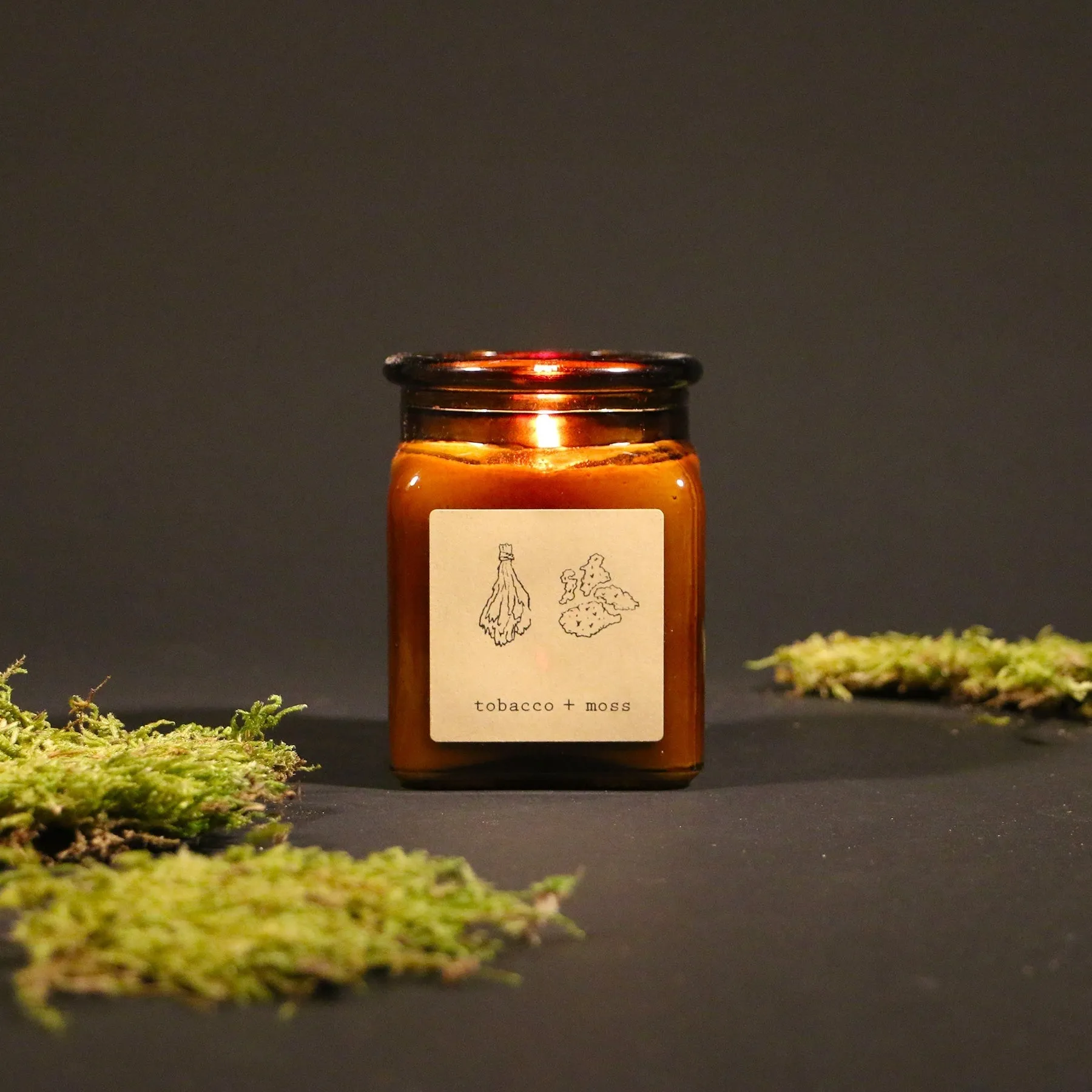 Tobacco & Moss Candle