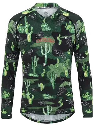 Totally Cactus Men's Long Sleeve MTB Jersey
