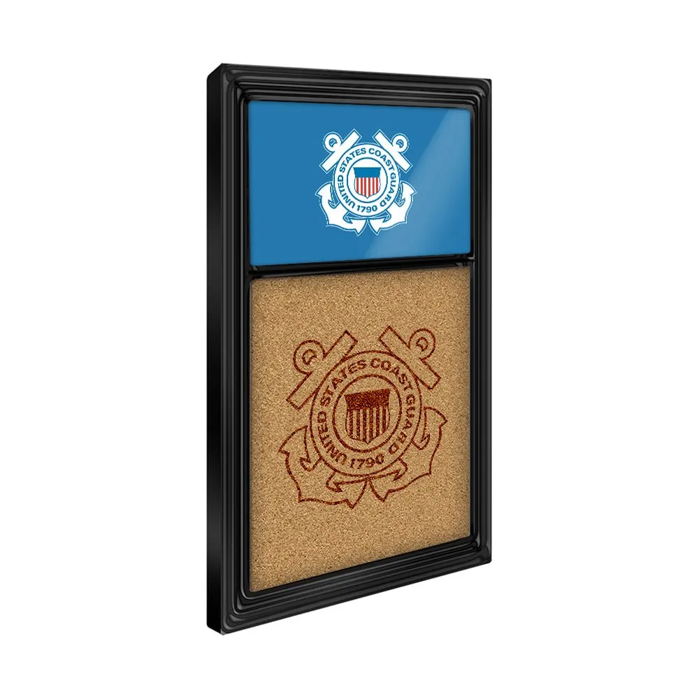 US Coast Guard: Dual Logo - Cork Note Board