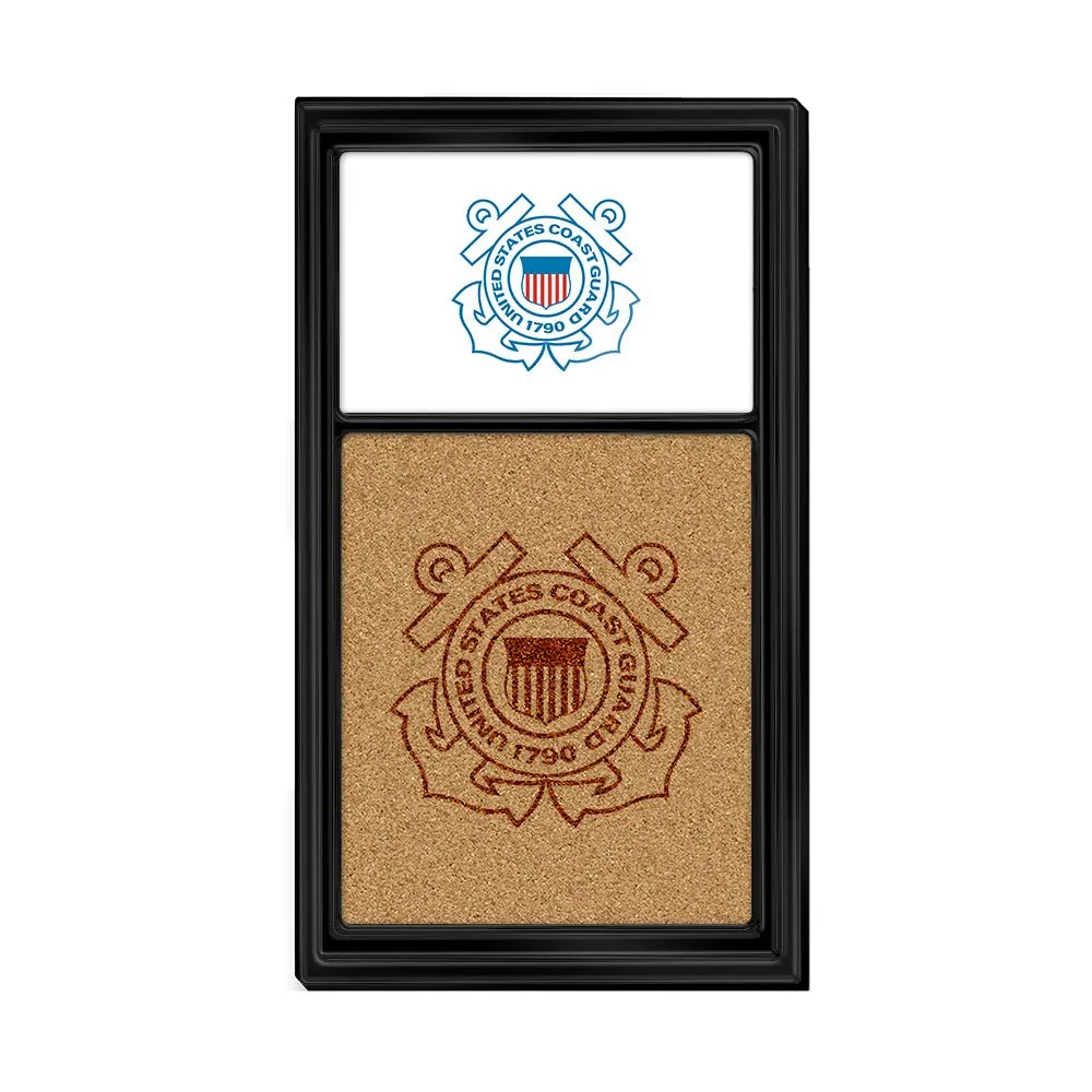 US Coast Guard: Dual Logo - Cork Note Board