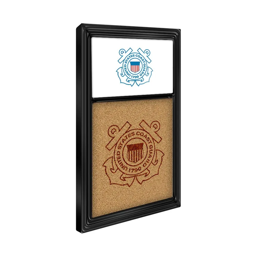 US Coast Guard: Dual Logo - Cork Note Board