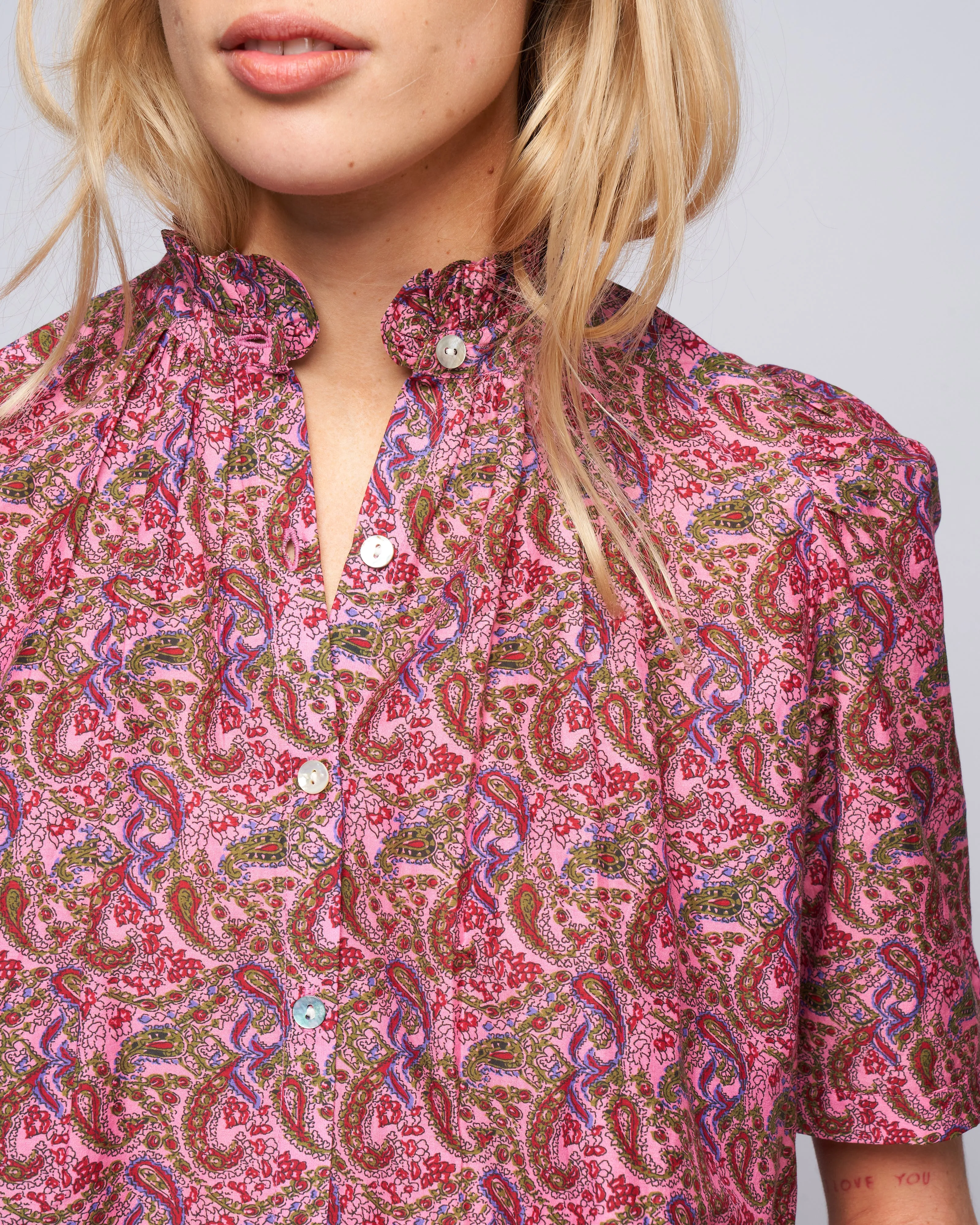 winnie harissa shirt - pink cerise