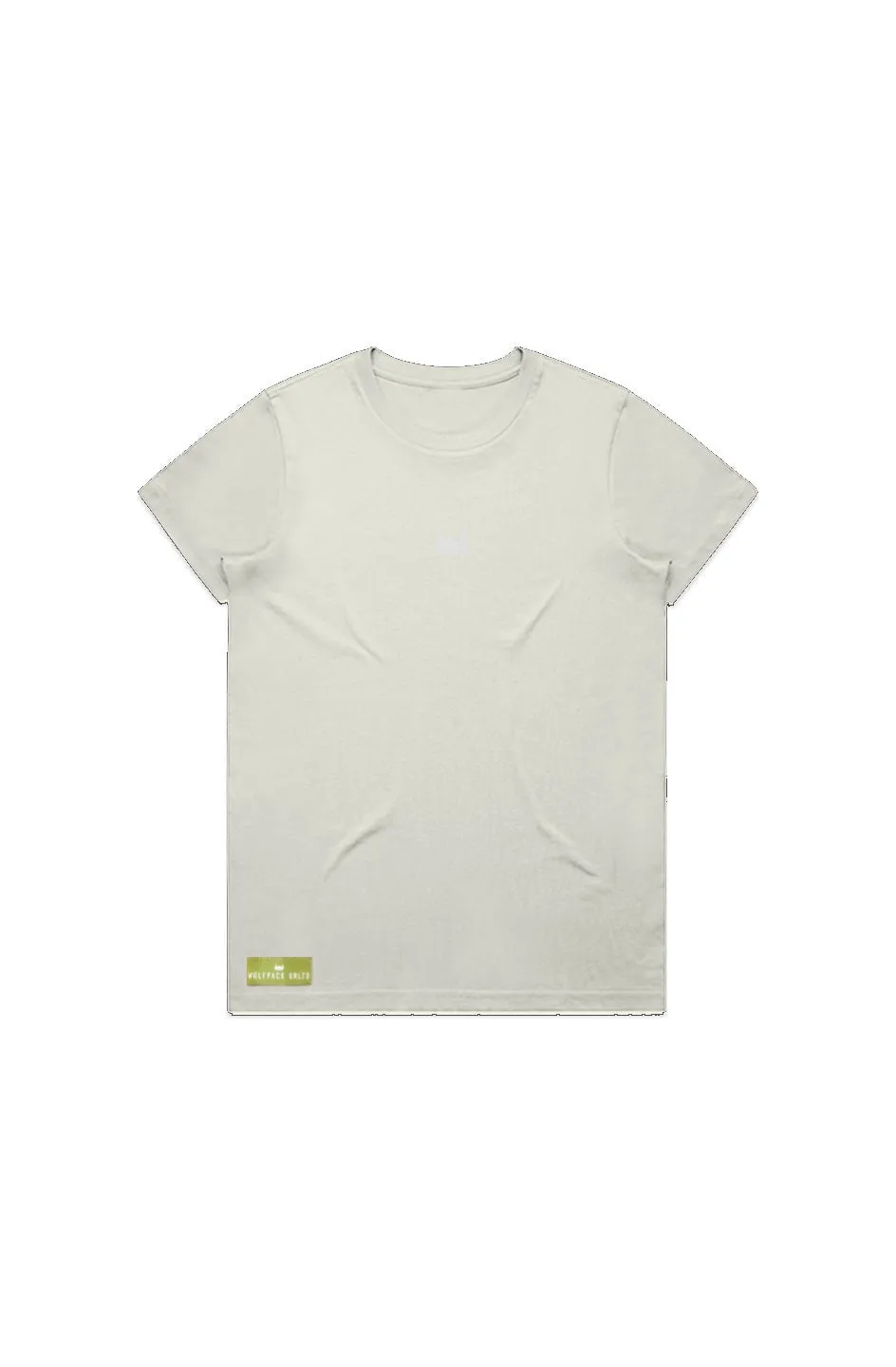 WOLFPACK UNLTD WOMEN'S "STATEMENT"  PREMIUM MIDWEIGHT TEE S/S | NATURAL BEIGE