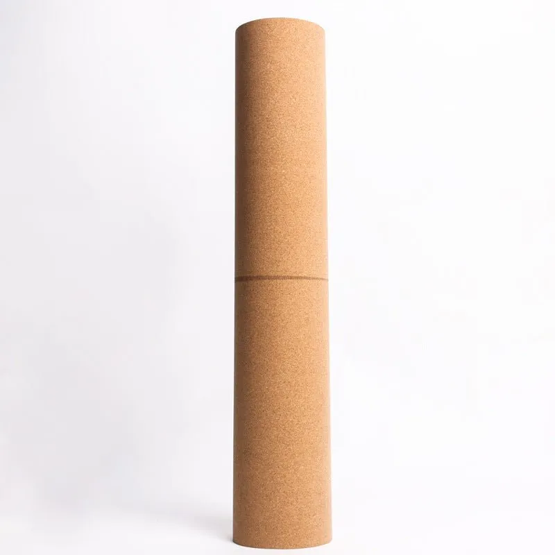 Woowooh Mandala Cork Yoga Mat with Alignment Lines
