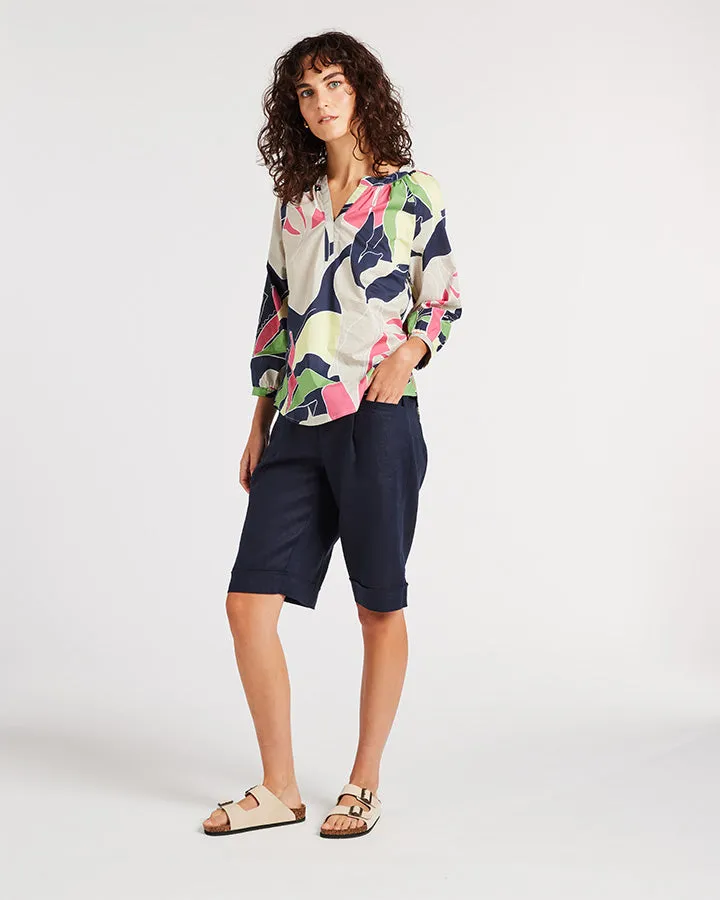 Yarra Trail abstract print top