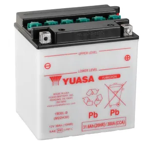 YB30L-B DG Battery with acid pack Yuasa (YB30LBPK)